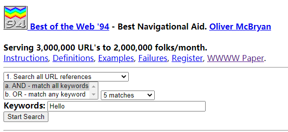 WWWW最佳导航网站奖